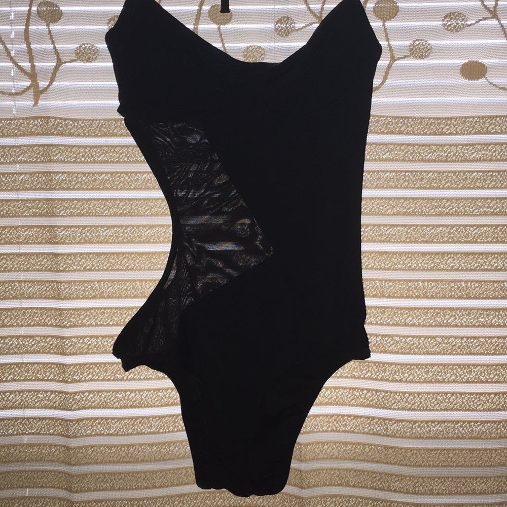 Victoria’s Secret NWOT black cut-out one piece